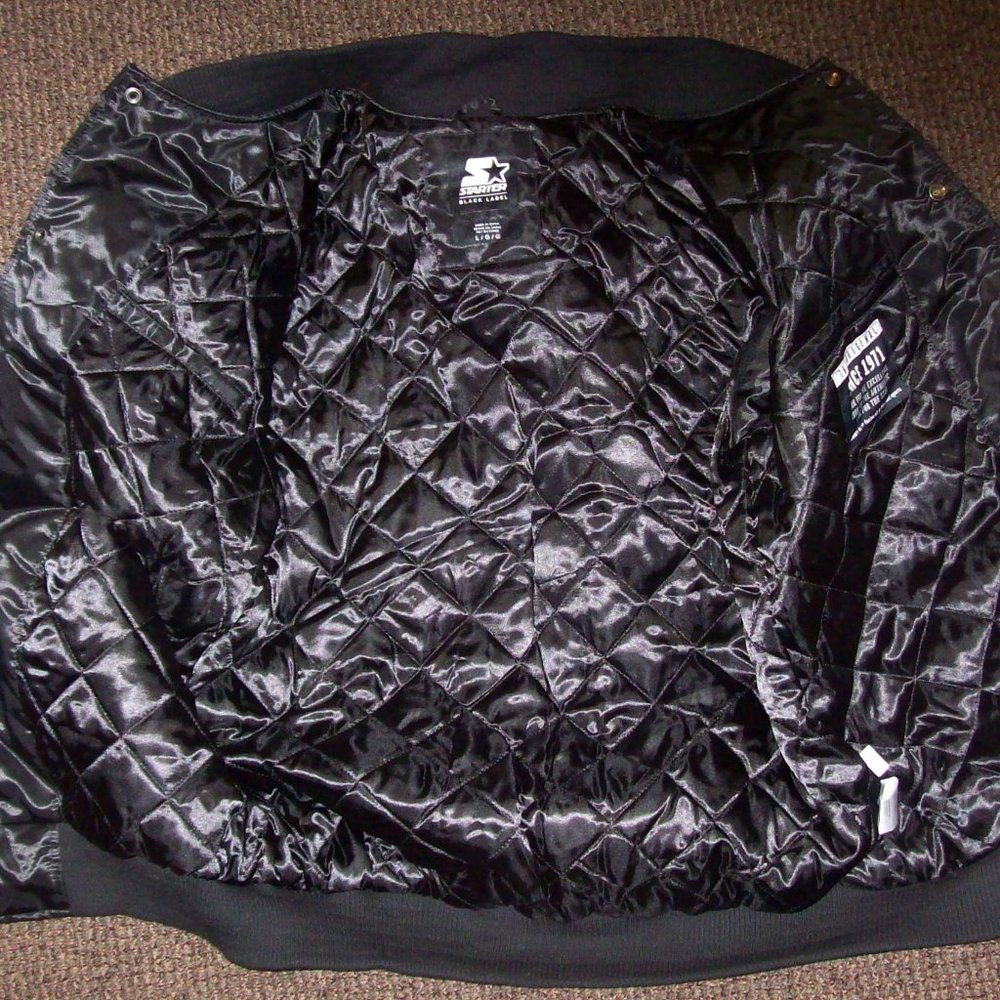 BROOKLYN NETS STARTER NBA SNAP DOWN BLACK LARGE - Picture 11 of 13